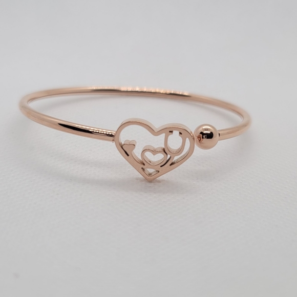 Rose Gold Gift Bracelet for Nurse/Doctors - Picture 2 of 4